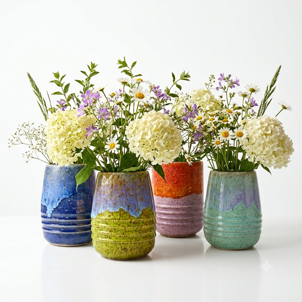 Ceramic Vase - Coastal Wave | Chartruese