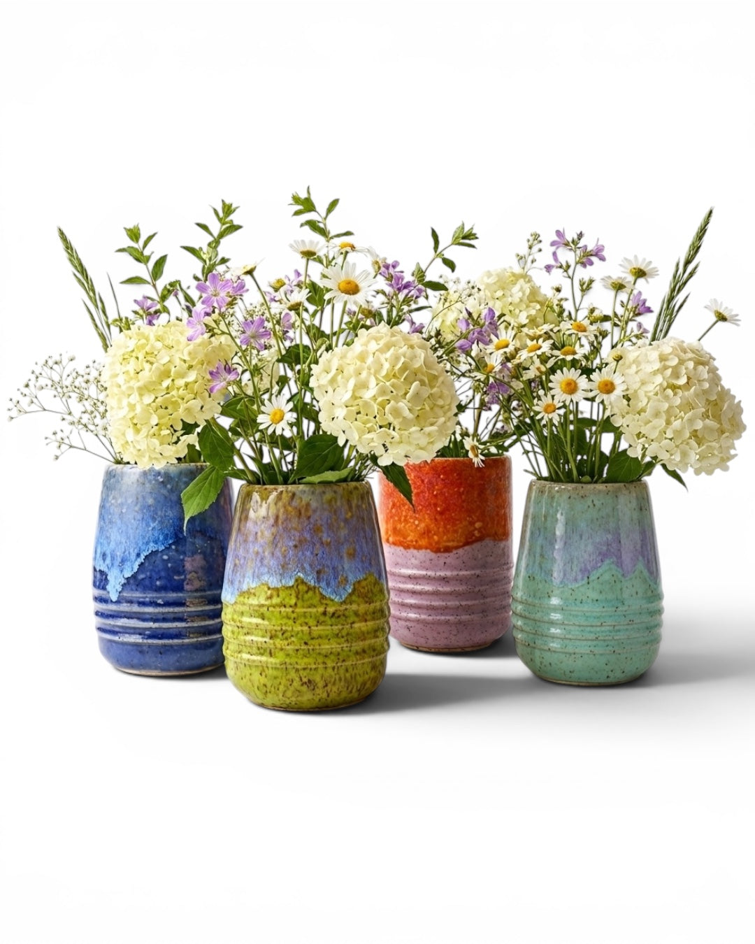 Ceramic Vase - Coastal Wave | Aqua