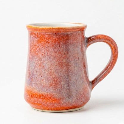Ceramic Mug - Coastal Wave | Salmon & White