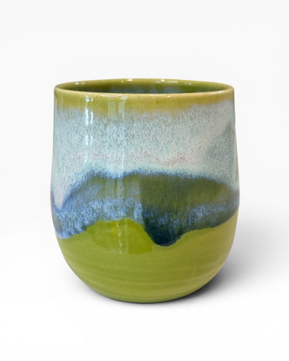 Ceramic Wine Tumbler - Coastal Wave | Chartruese
