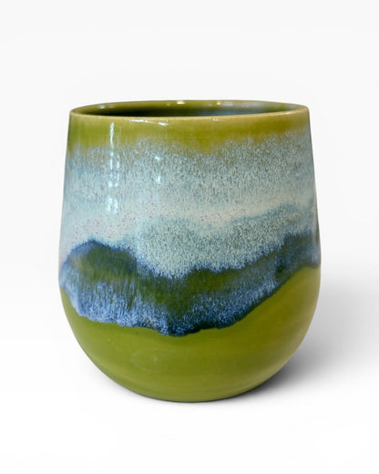 Ceramic Wine Tumbler - Coastal Wave | Chartruese