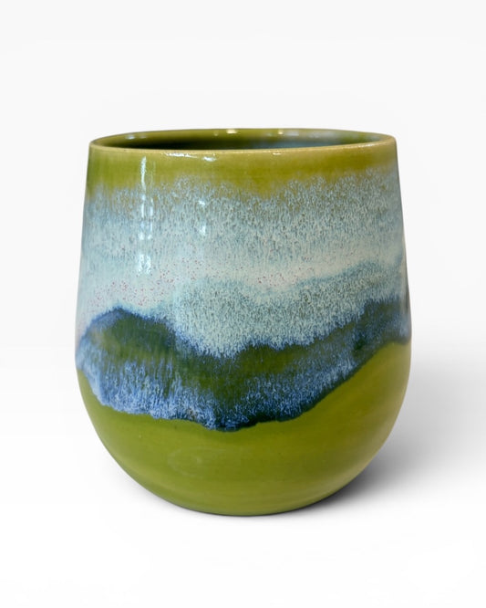 Ceramic Wine Tumbler - Coastal Wave | Chartruese