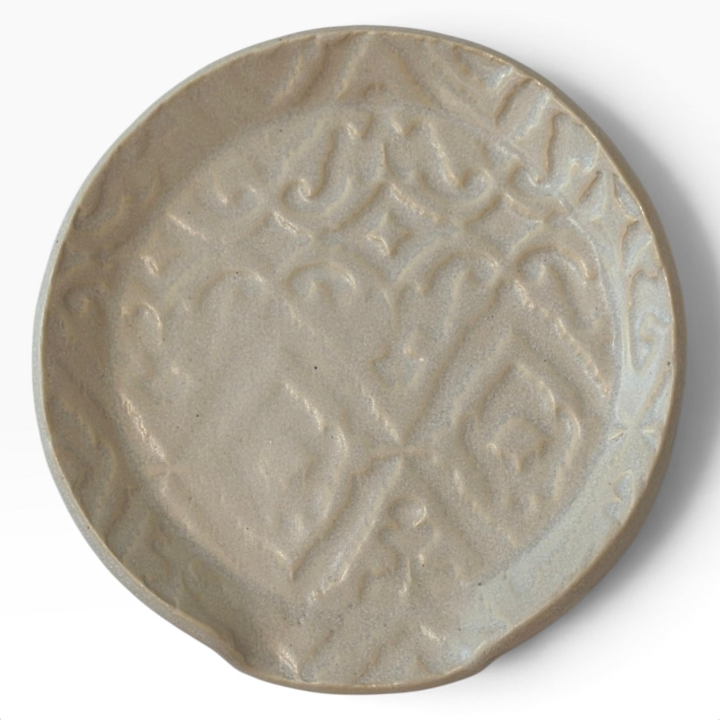 Ceramic Spoon Rest | Ivory