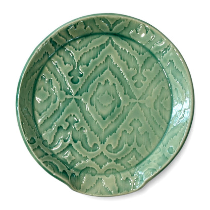 Ceramic Spoon Rest | Green