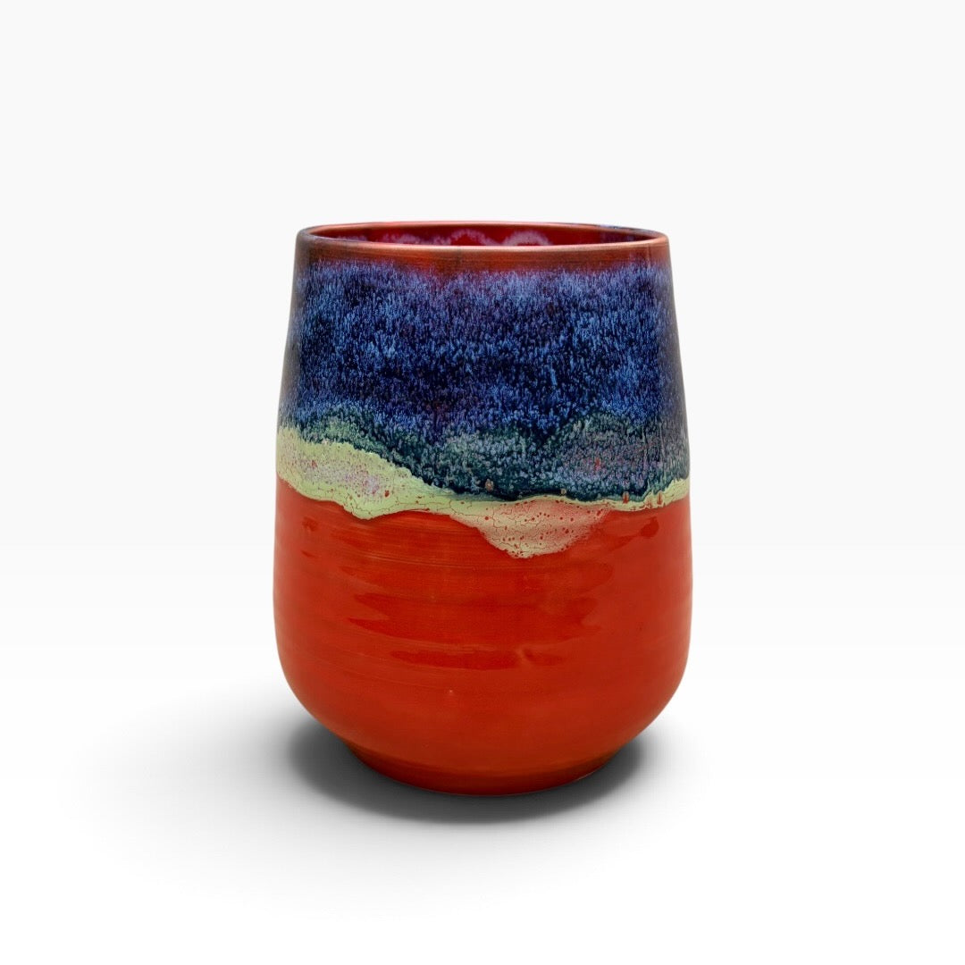 Ceramic Vase - Coastal Wave | Red