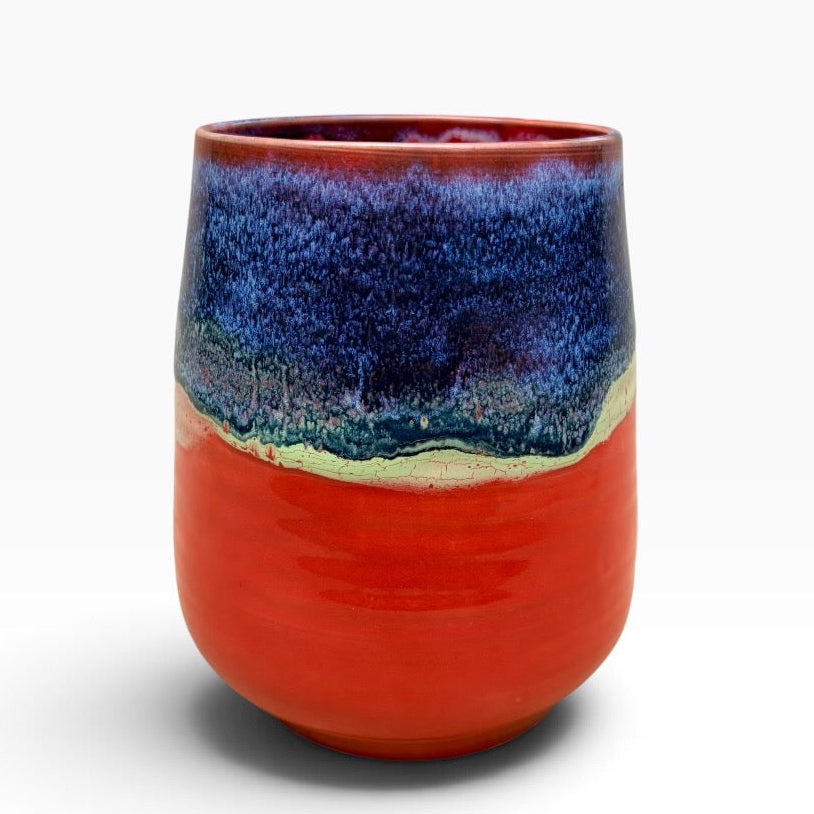 Ceramic Vase - Coastal Wave | Red