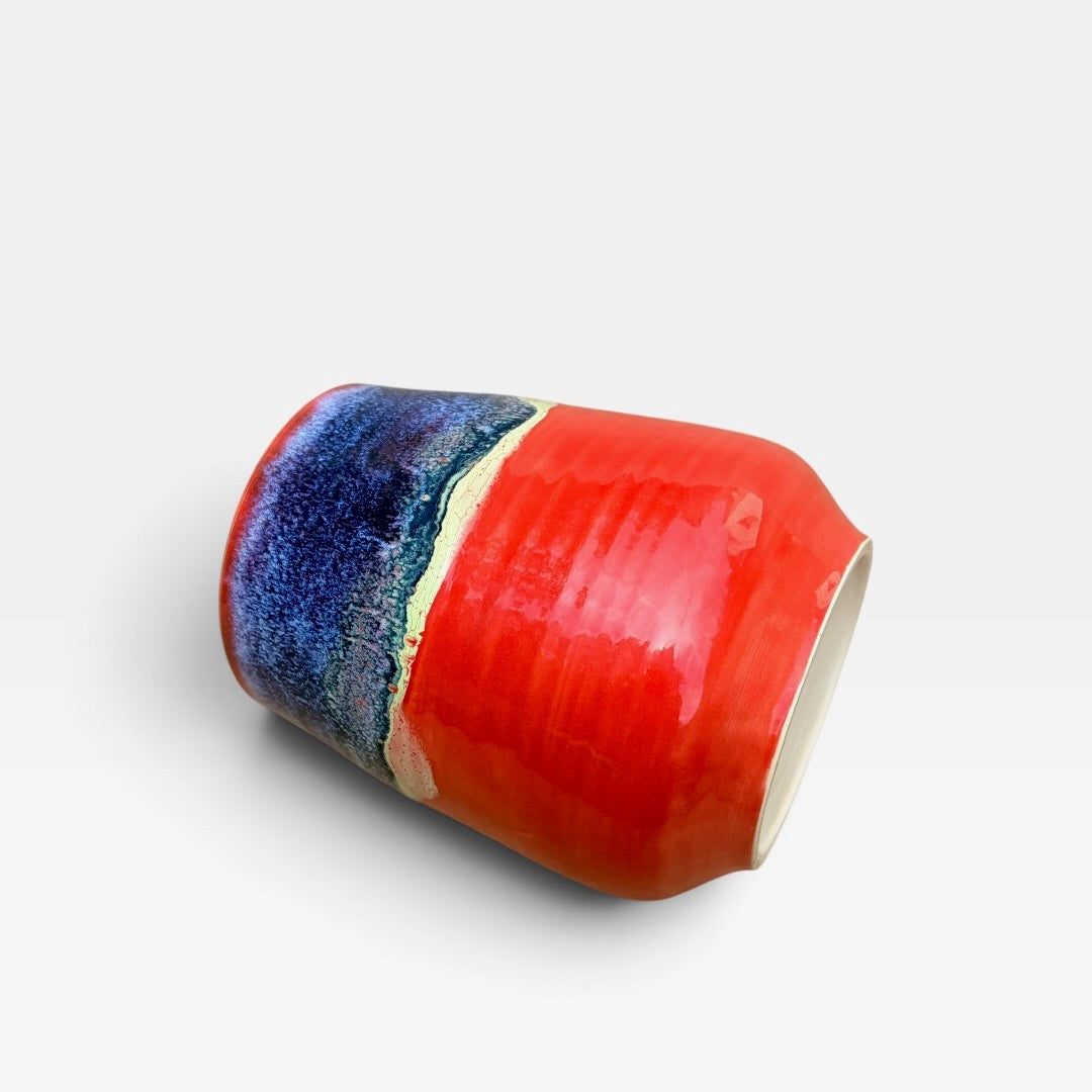Ceramic Vase - Coastal Wave | Red