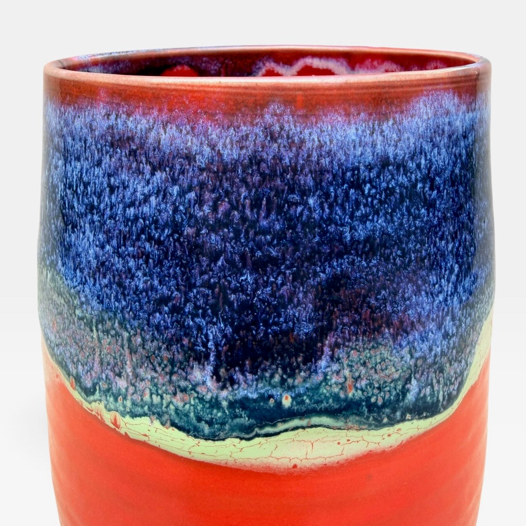 Ceramic Vase - Coastal Wave | Red