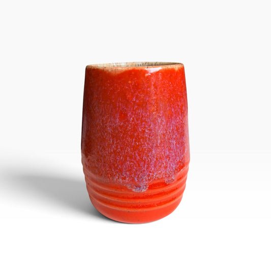 Ceramic Vase - Coastal Wave | Red