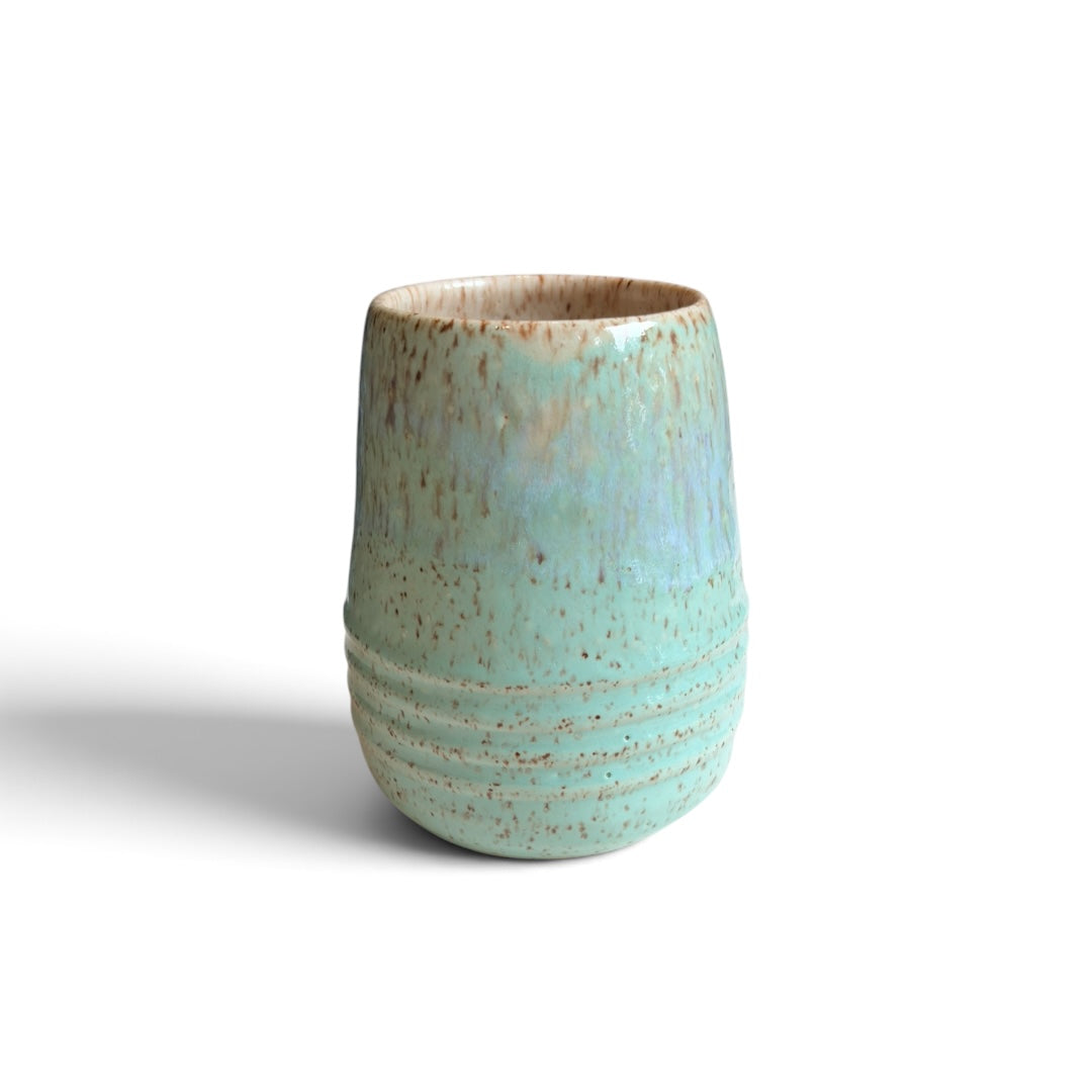 Ceramic Vase - Coastal Wave | Aqua