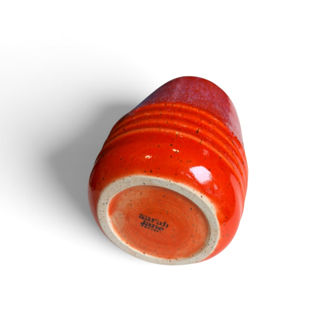 Ceramic Vase - Coastal Wave | Red